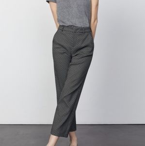 Ann Taylor loft blue and white speckled work pants